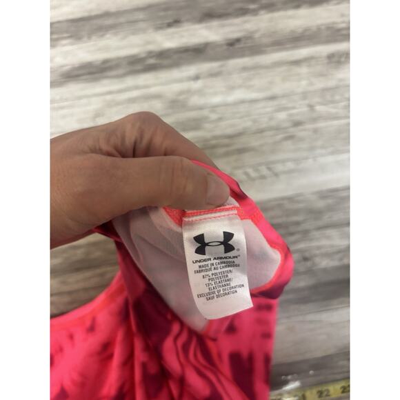 Under Armour Womens Shirt Size Small Cold Gear Mock Long Sleeve Pink Base Layer - Picture 11 of 12